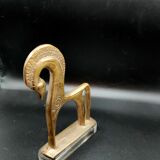 Greek Etruscan horse in brass