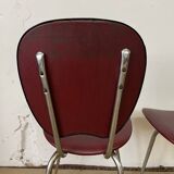 Pair of vintage leatherette chairs