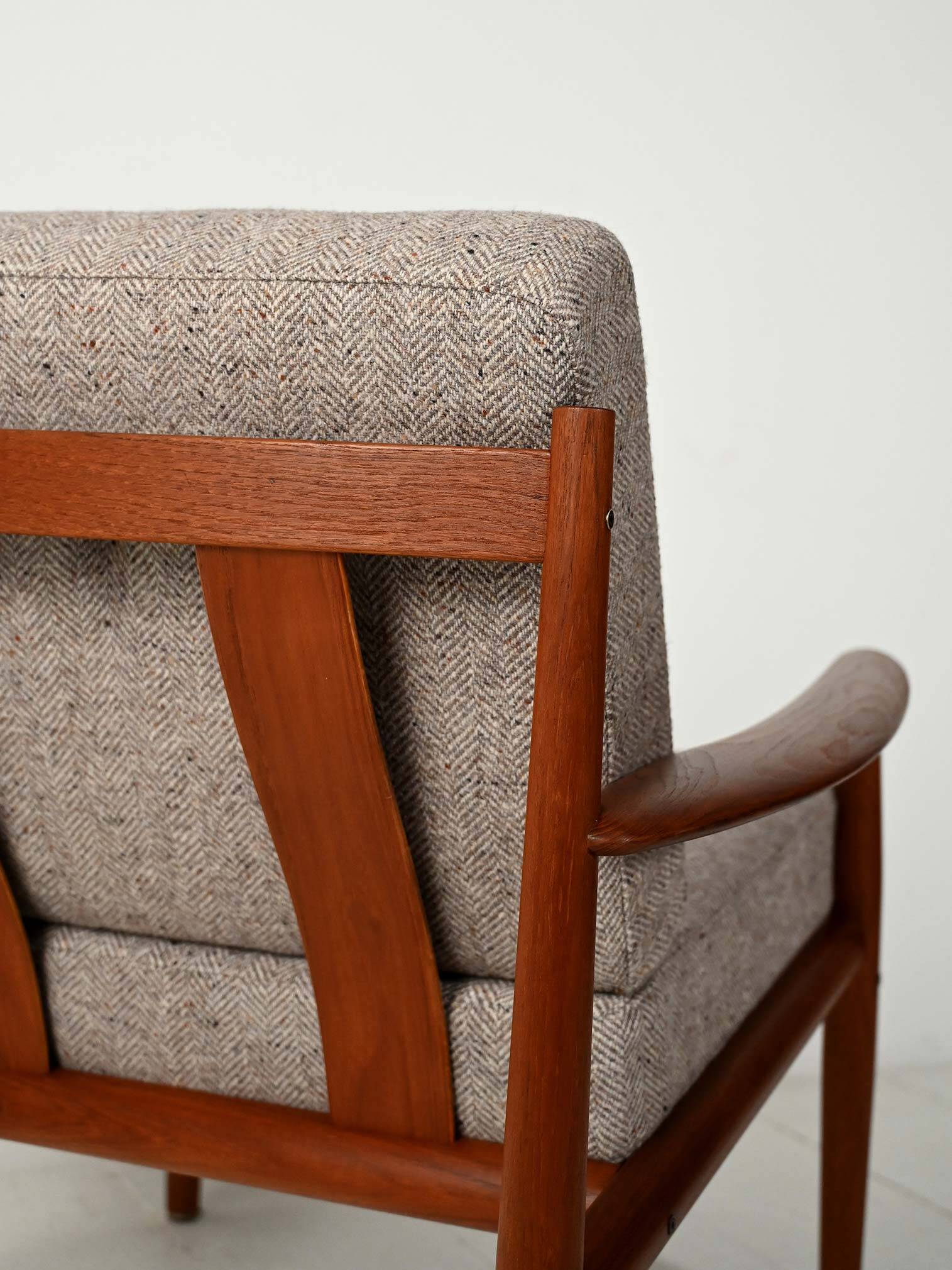 Danish armchair model FD118 by Grete Jalk for France & Søn, 1960s