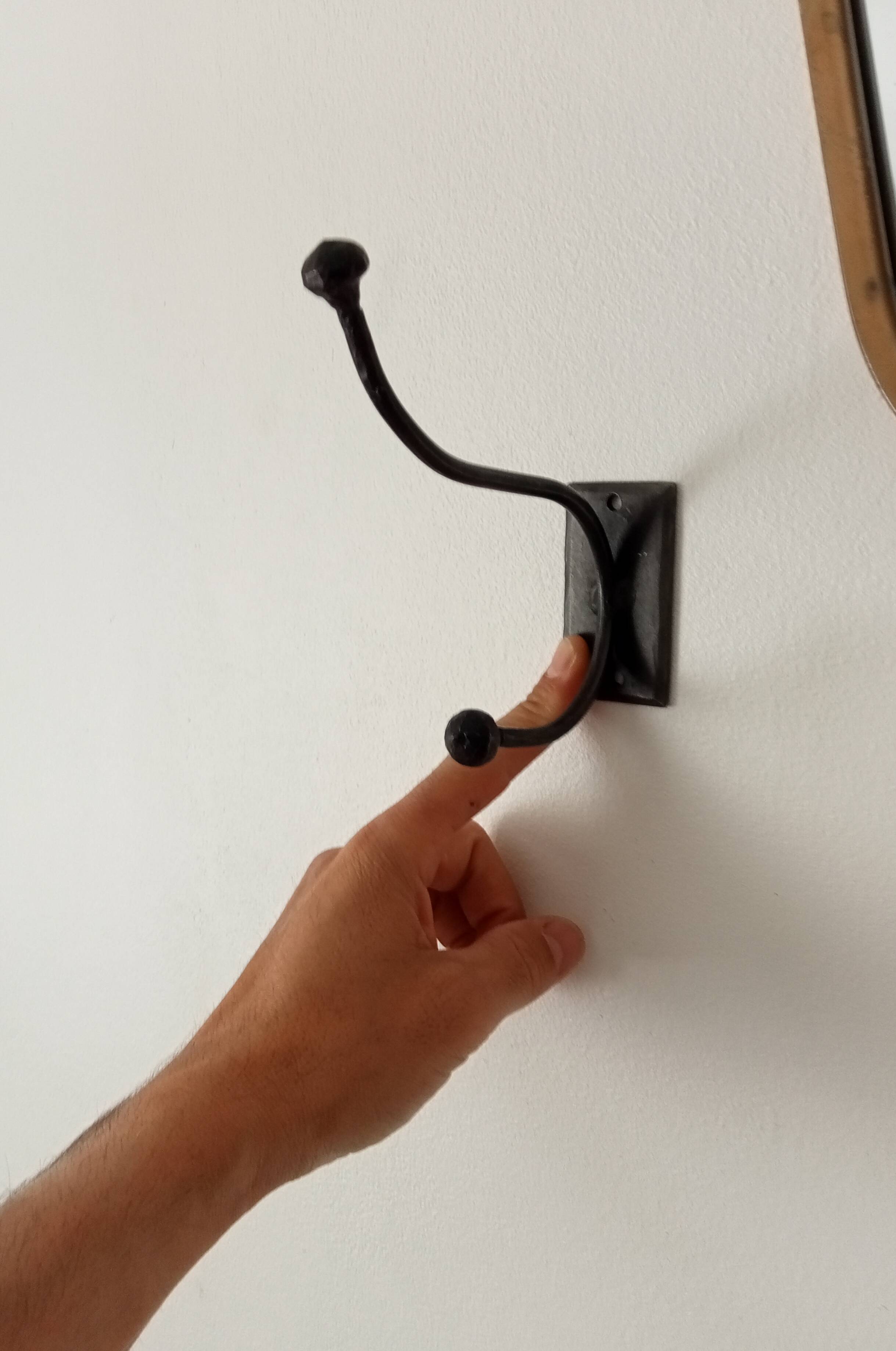 Brutalist coat rack pair