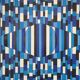 Blue lines HST oil on canvas signed Francis Bobin 2023