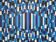 Blue lines HST oil on canvas signed Francis Bobin 2023