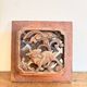 Antique Carved Wood Panel Decor deer Qilin China Asia Qing Republic