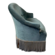 Canapé crapaud bleu