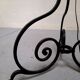 Art Deco wrought iron floor lamp - French work from the 30s