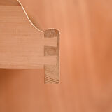 Scandinavian bookcase with pull-out desk