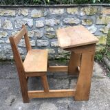 Pupitre vintage d’écolier