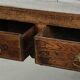 Antique English oak sideboard from the late 17th/early 18th century
