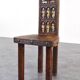 Spanish High Back Chair from Ormecasa with Jesus and Apostles, 1970s.