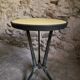 French Art Deco bistro table REX with a bakelite top, circa 1930.