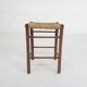 Small rattan bar stool, The Netherlands 1950's