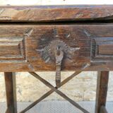 Night table, solid wood bedside, seventeenth century