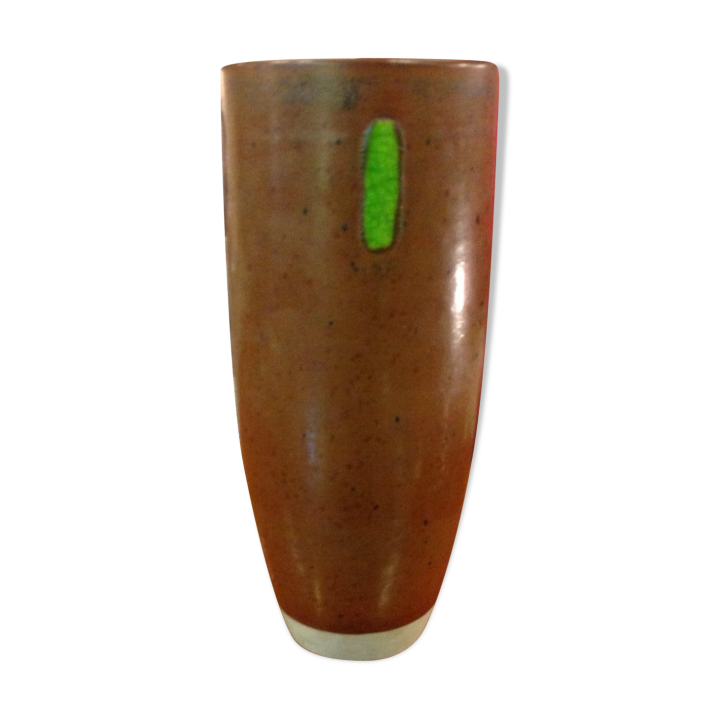 Signed vernissé ceramic vase