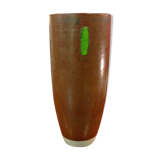 Signed vernissé ceramic vase