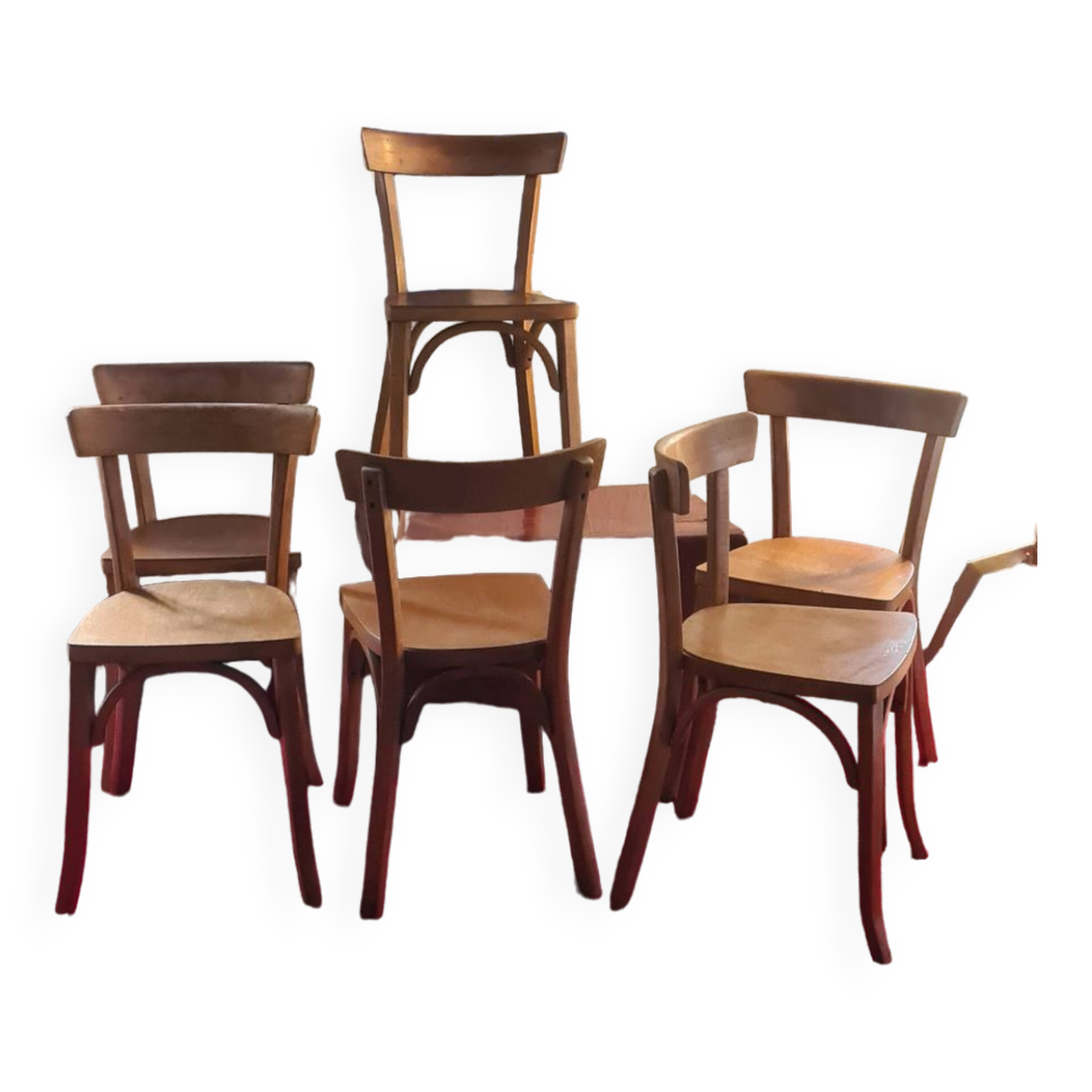 Set of 6 Luterma "bistro" chairs