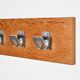 Wall coat rack by Pierre Guariche for La Plagne, around 1968.