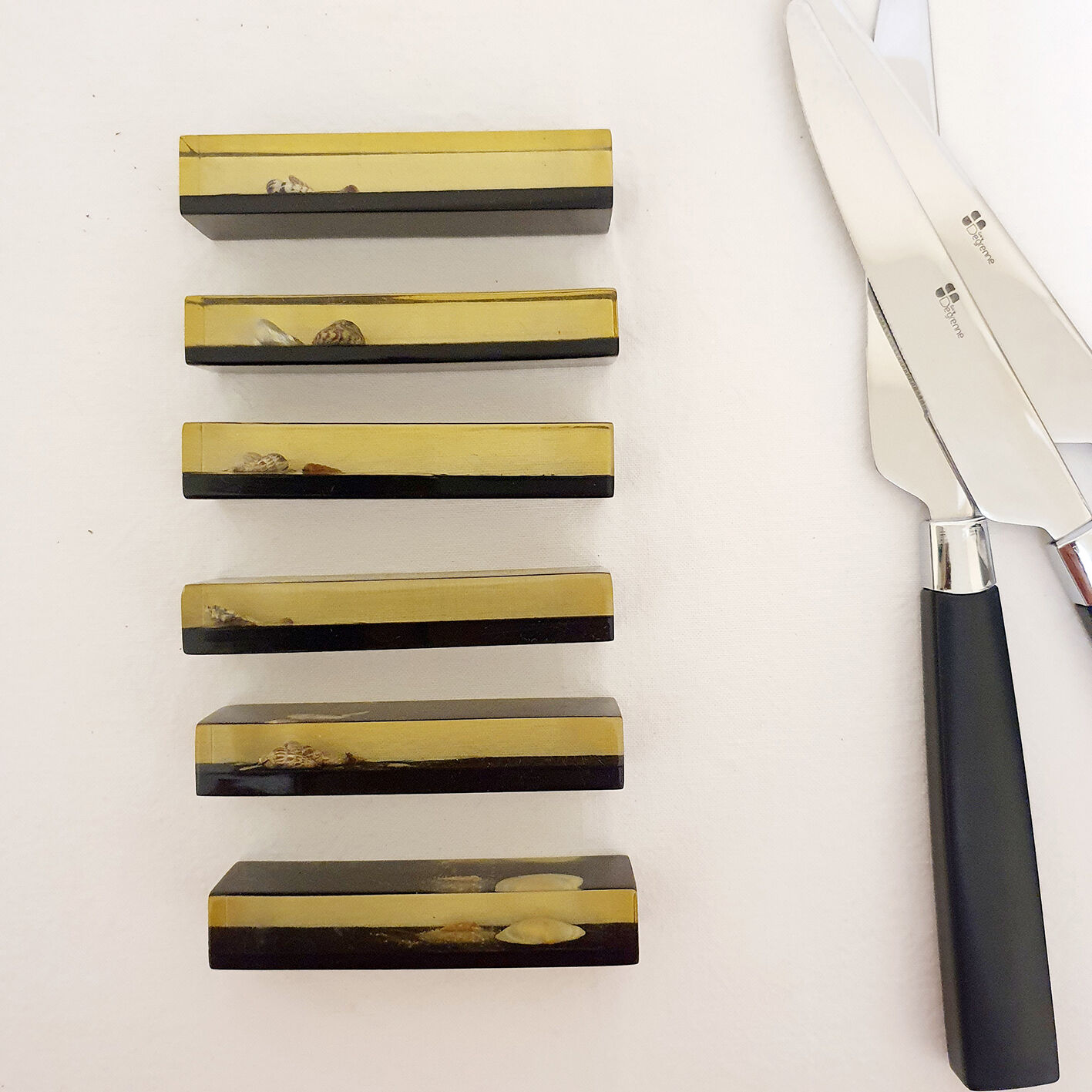 6 Knife holders - shells included