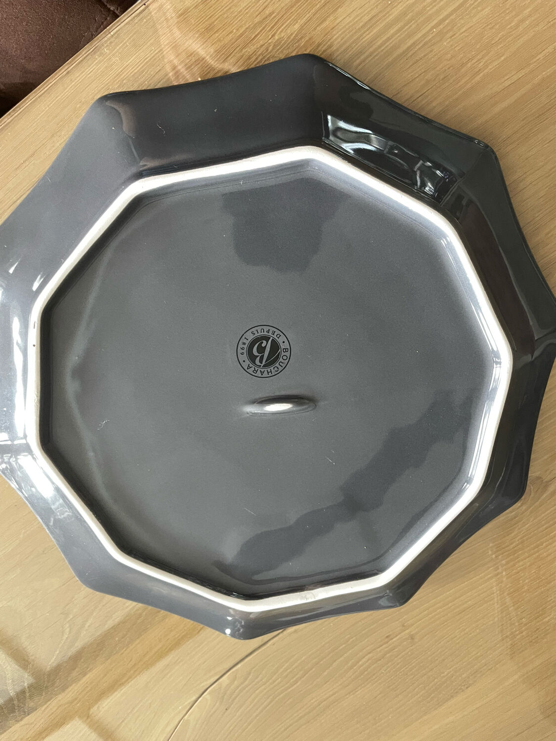 Grey plates