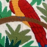 Parrot decor wall rug - Work of the Brazilian artist VAC - 1989