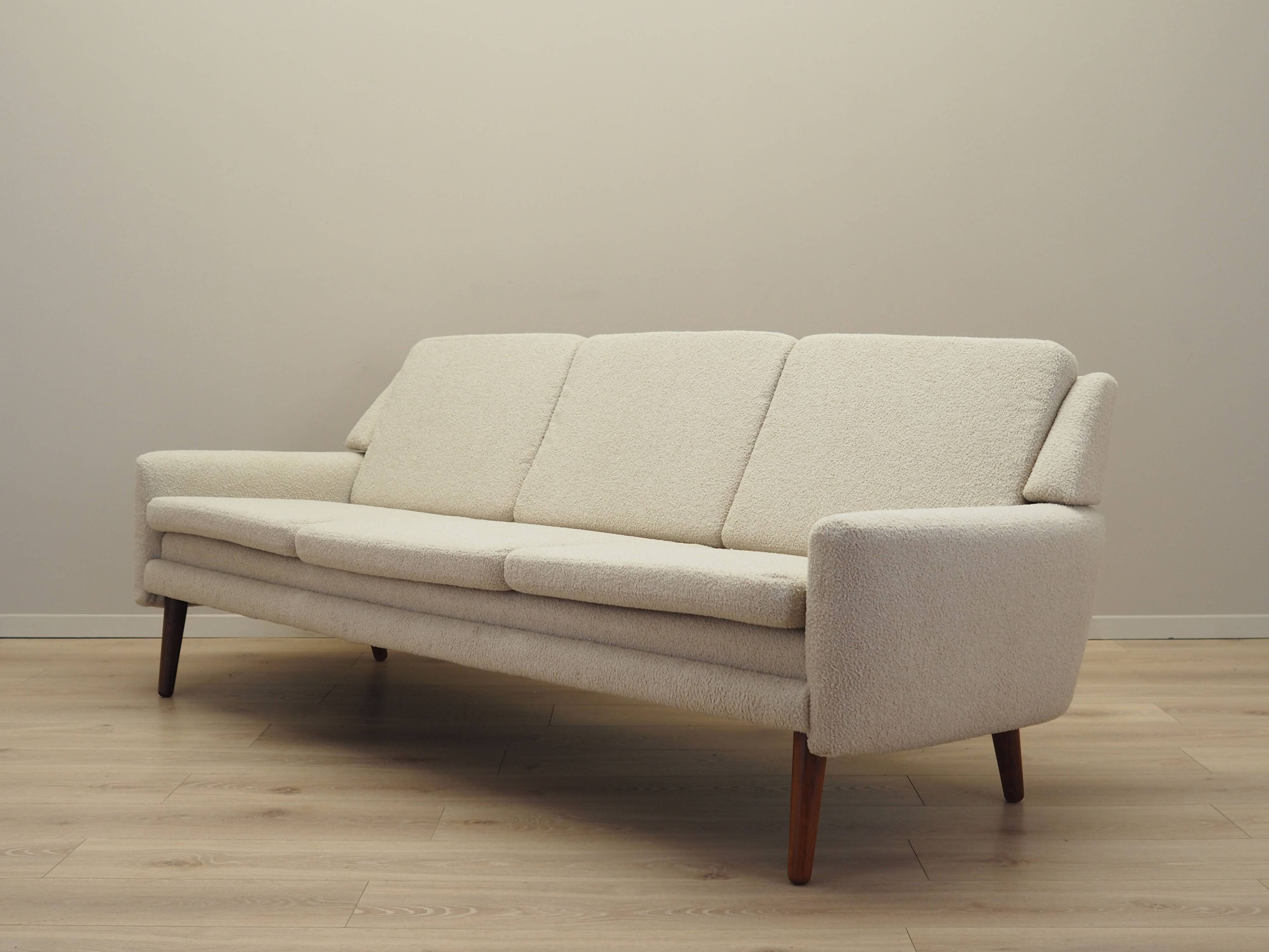 Cream sofa, Danish design, 1970s, production: Denmark
