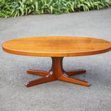 Baumann coffee table, star foot wooden table, vintage coffee table, living room table, 70's