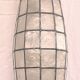 62cm spindle light fixture mother-of-pearl and brass from the 70s