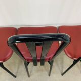 6 chairs by Giorgio Cattelan for Cidue Italy, postmodern, 1980s