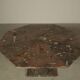 Fossil Stone Pedestal Coffee Table, France, 1970's
