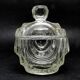 Sugar bowl, postmodern new look, glass, Poland, 1970s
