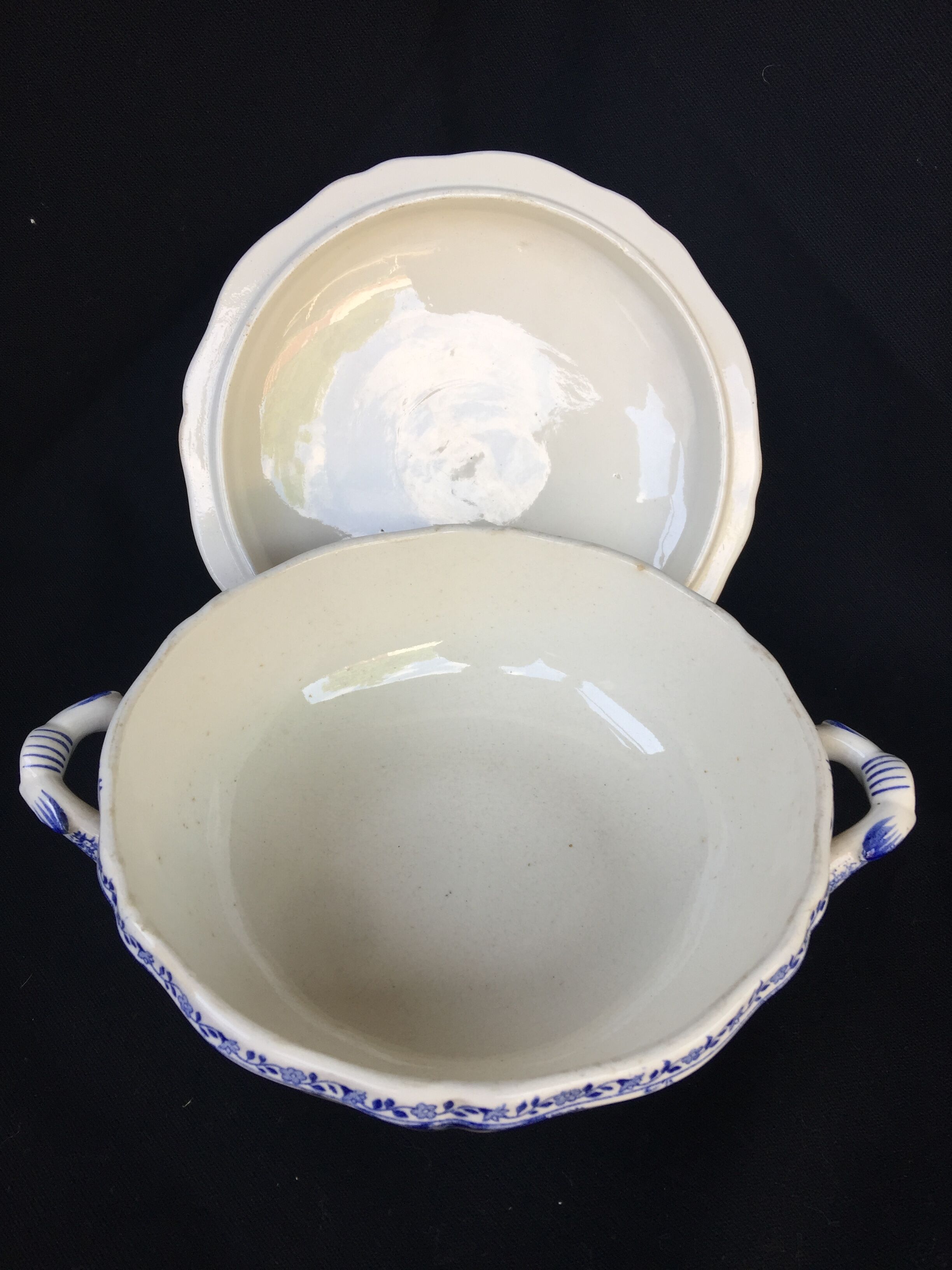 Soup bowl in Gien earthenware