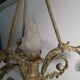 Antique bronze chandelier in Louis XV style