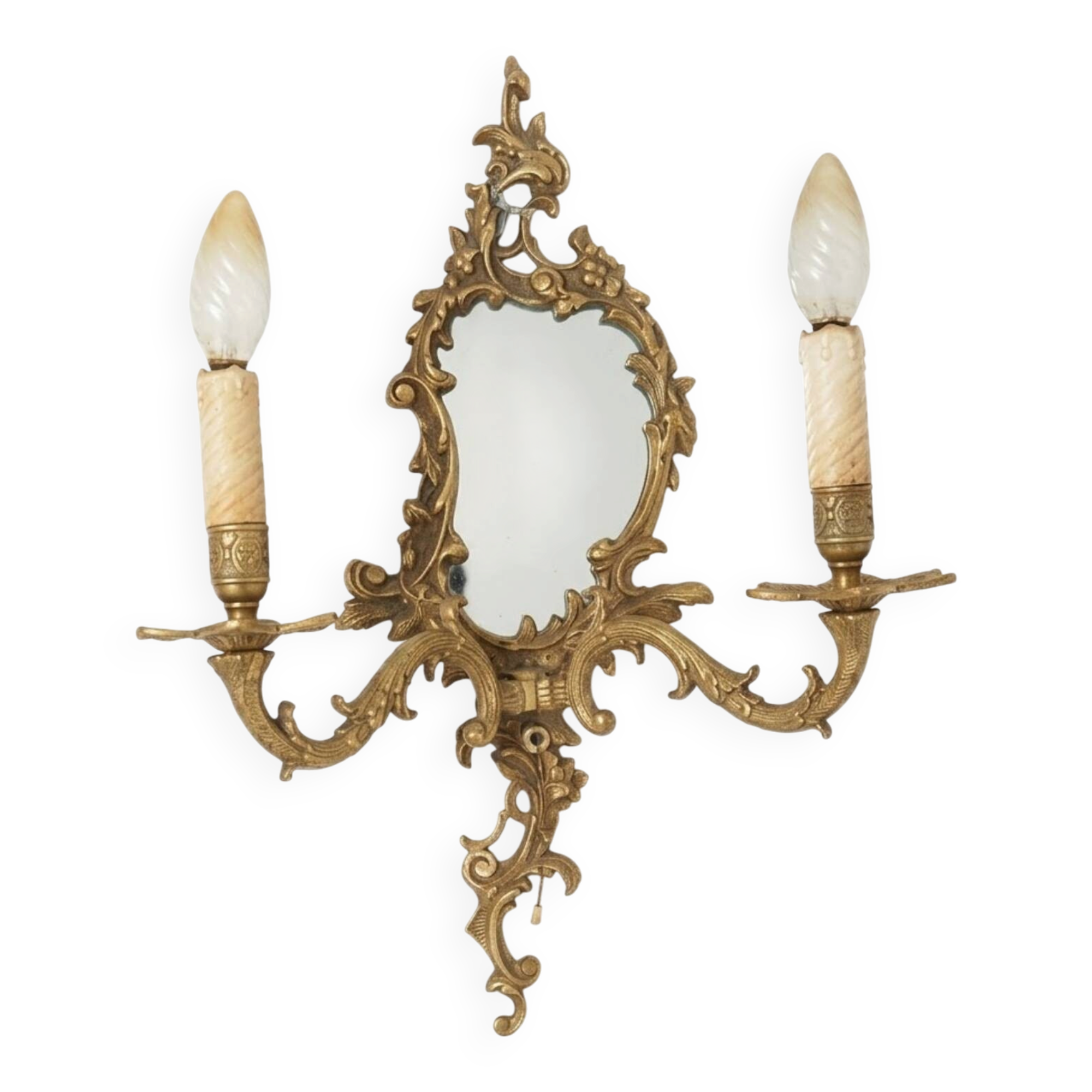 Applique miroir style Louis XV 