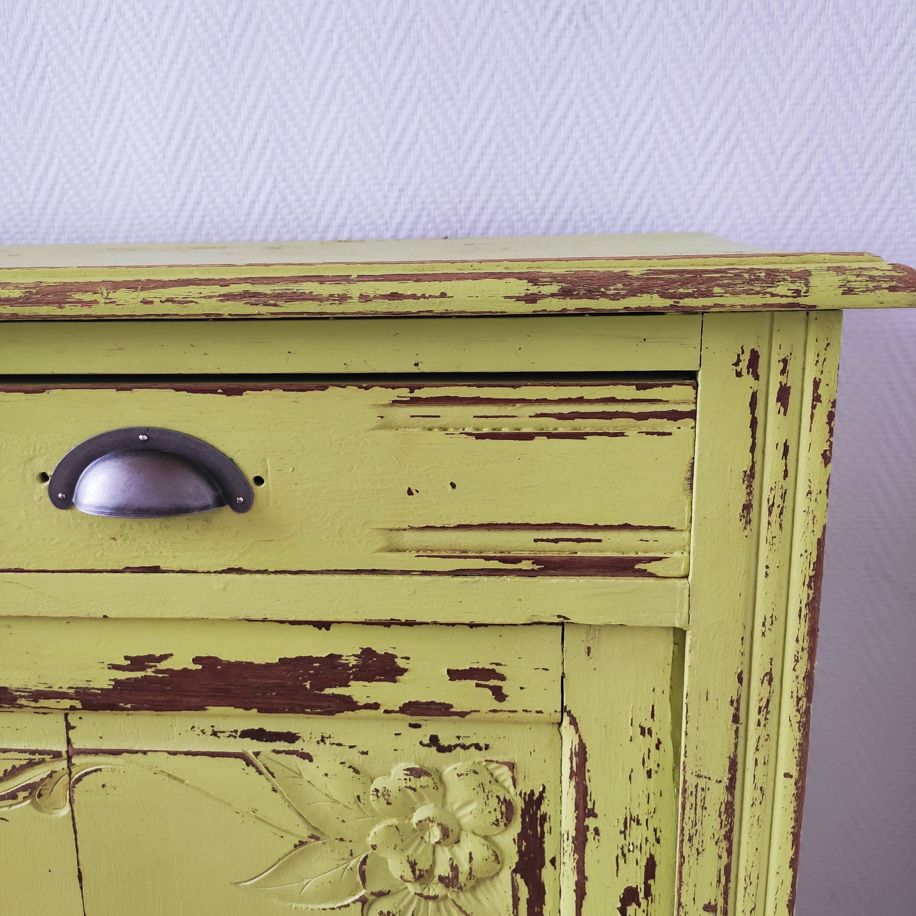 Old Parisian buffet with patina