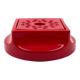 Space age red ceramic ashtray, Studio Opi, Gabbianelli Italy ca. 1970