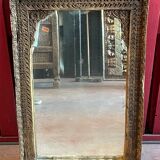 Miroir en bois de Teck 18éme, Inde Rajasthan