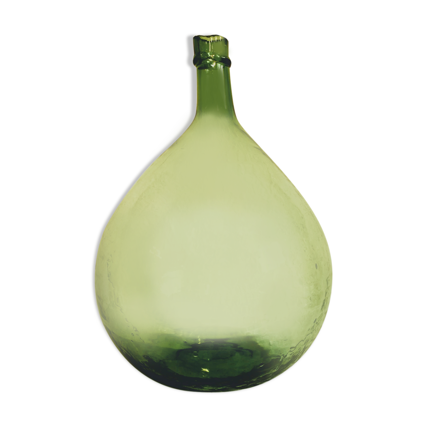 Green demijohn contains 12 liters