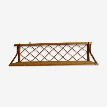 Rattan shelf