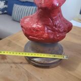 Emile Drox face statue sculpture