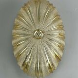 Lampe murale en verre design 60s 70s