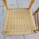 Pairs of chairs rope and wood 50s Italy