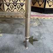 Coffee table 1970 gold metal