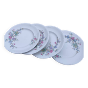 4 dessert plates Pontesa Porcelain Royal of Spain