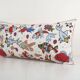Vintage embroidered cushion cover 46x89 cm