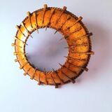 Brutalist sunburst wall light 1960