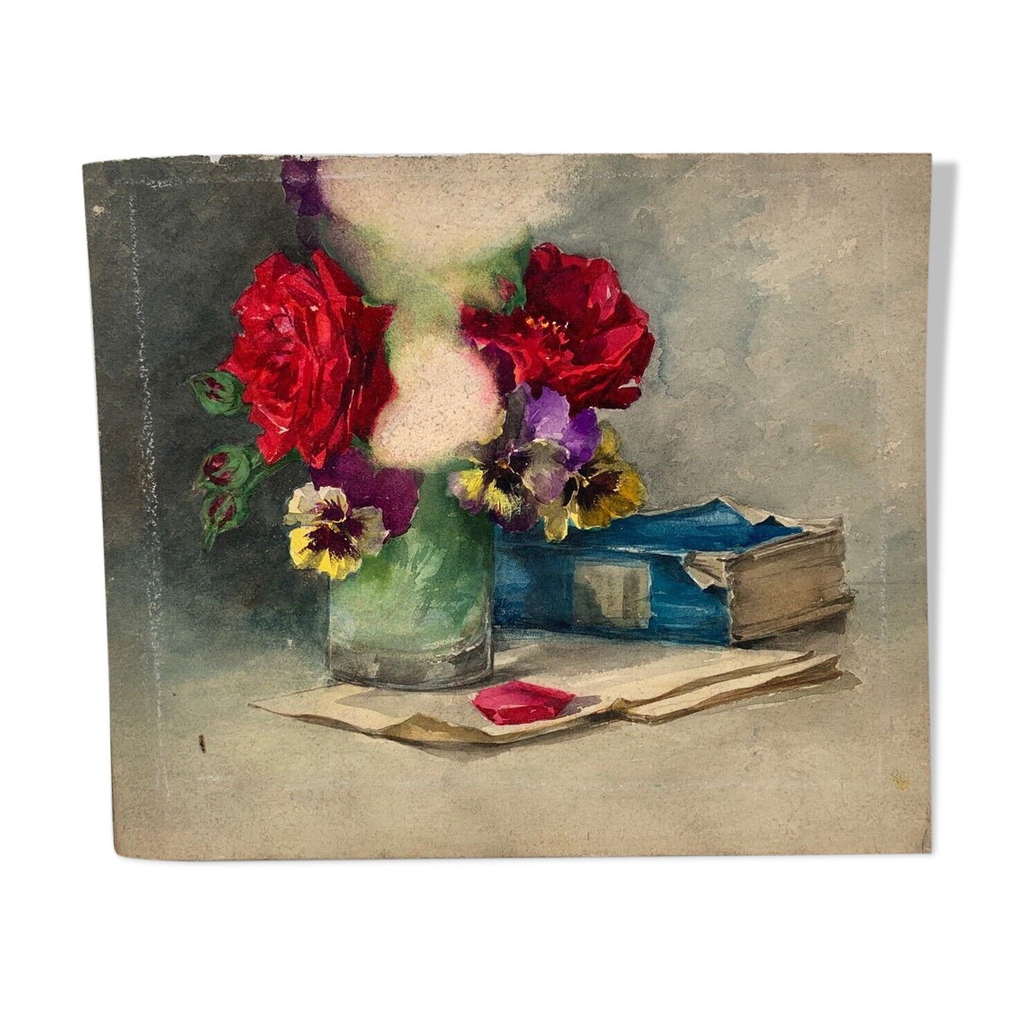 Watercolor on paper gabrielle guillot de raffaillac still life