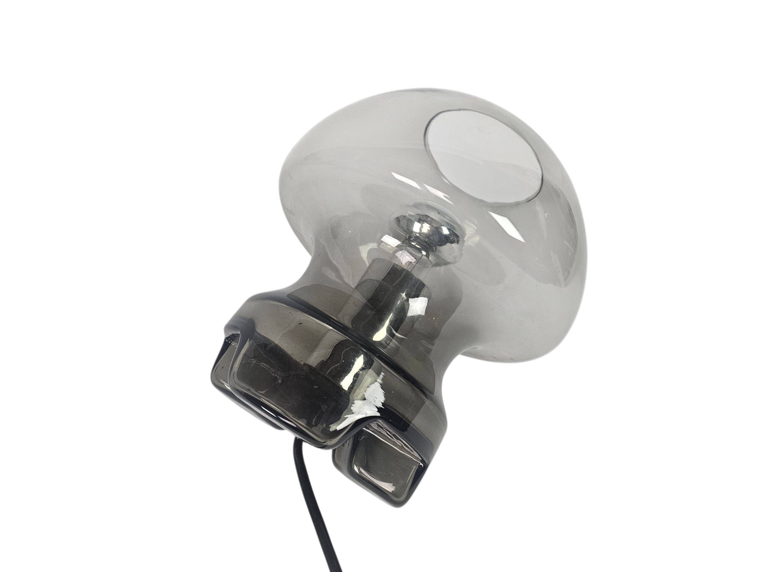 Süssmuth Leuchten - Mushroom Lamp - 'Smoked' glass - Germany - 1970's