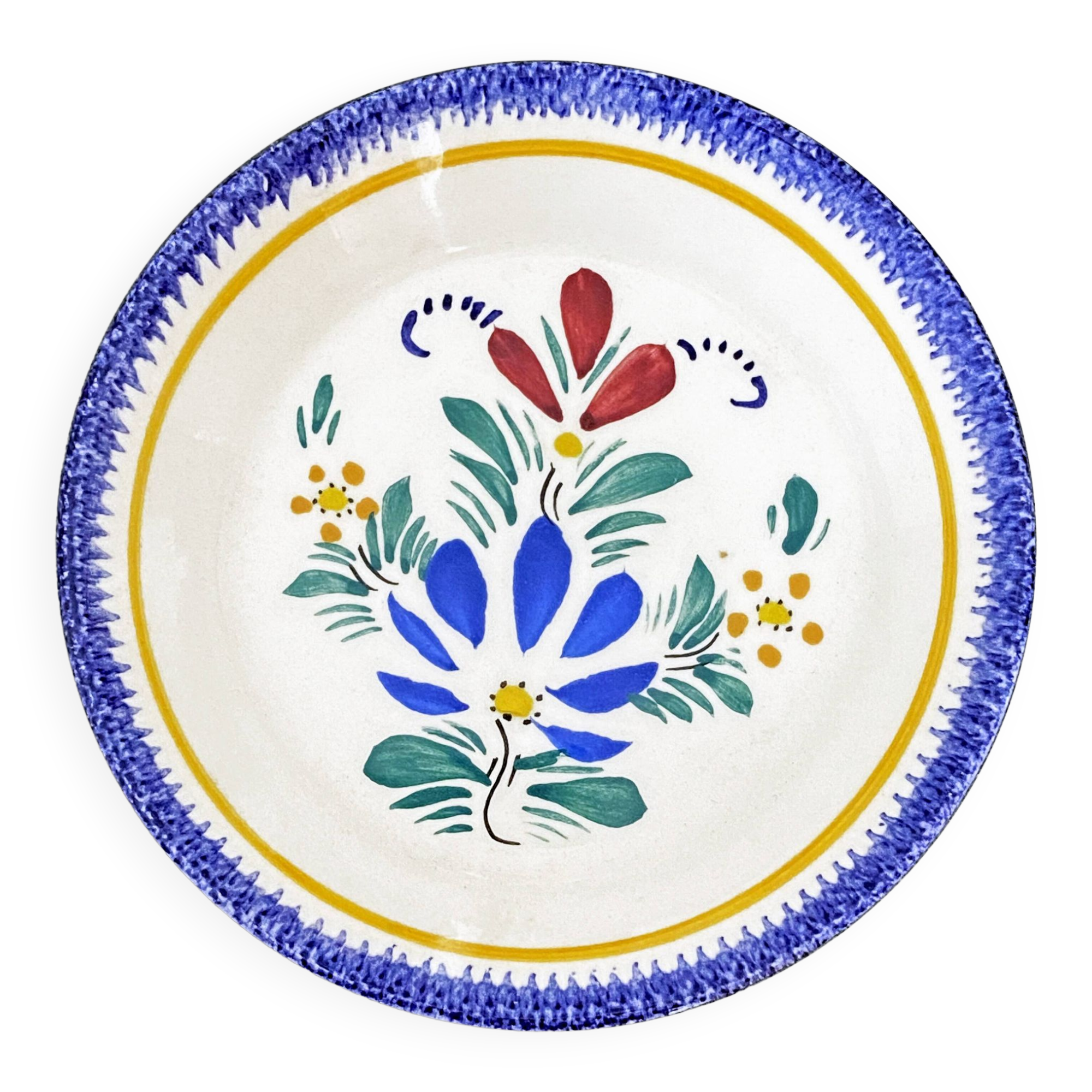 Quimper earthenware bowl, diameter 11.5 cm, in perfect condition.