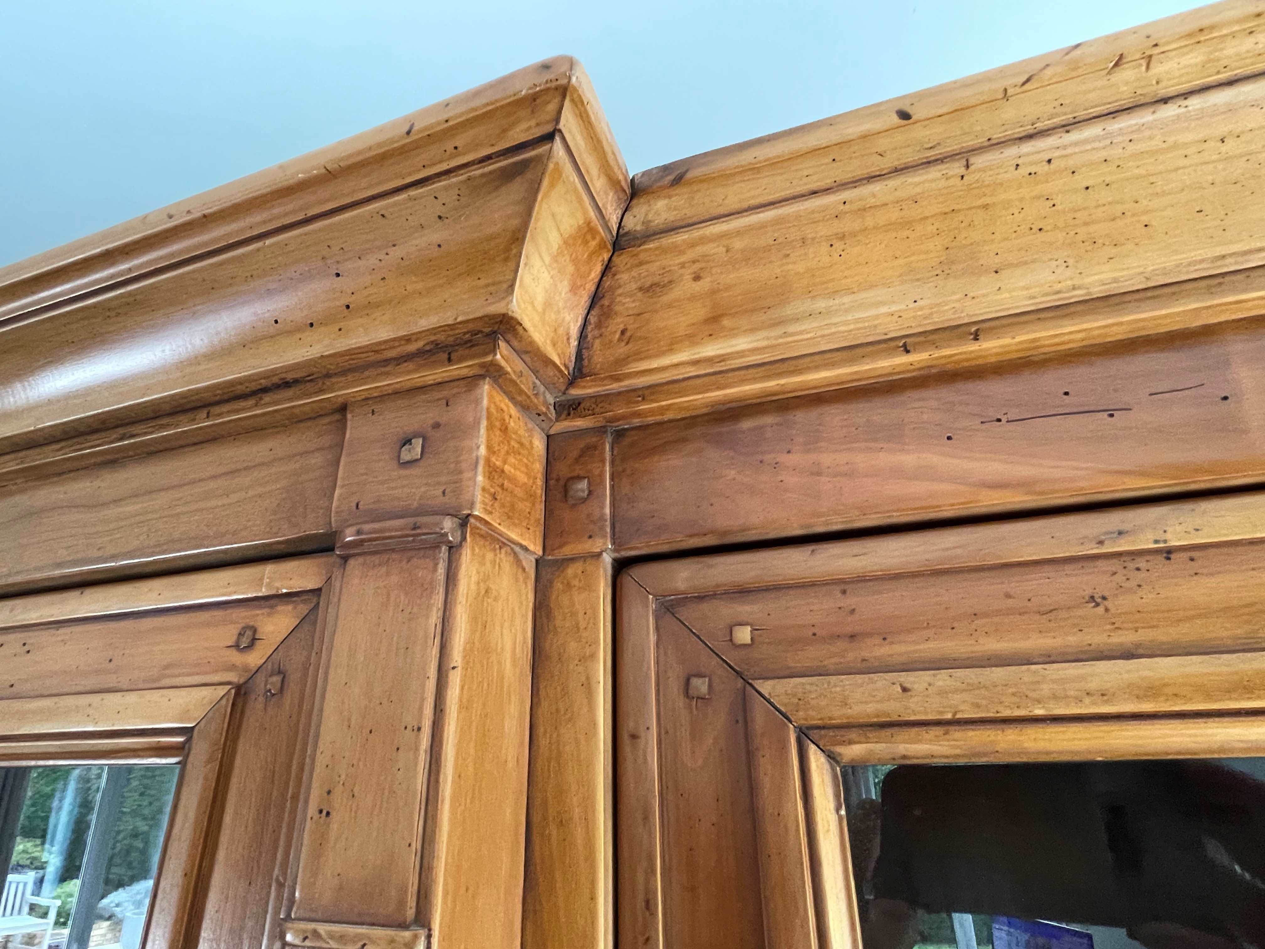 Directoire two-body 4-door bookcase