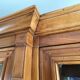 Directoire two-body 4-door bookcase