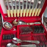 Vintage Ivory and Stainless Steel Cutlery Set | French Elegance